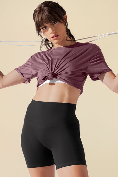 Supersculpt™ Midi Short with Pockets - Black