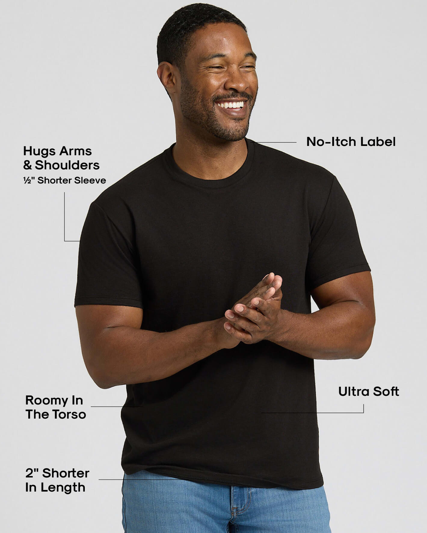Short Classic Crew Neck 3-Pack