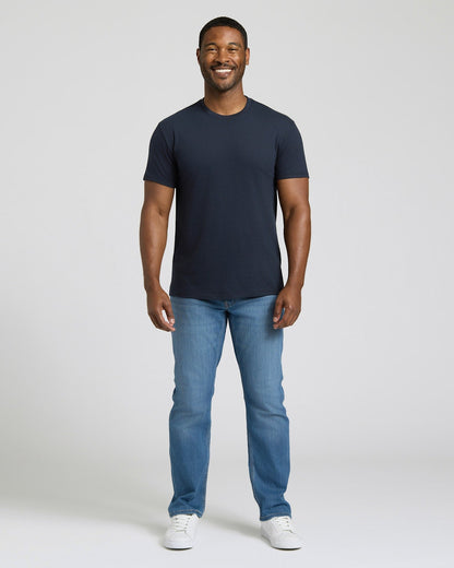 Navy Short Classic Crew Neck