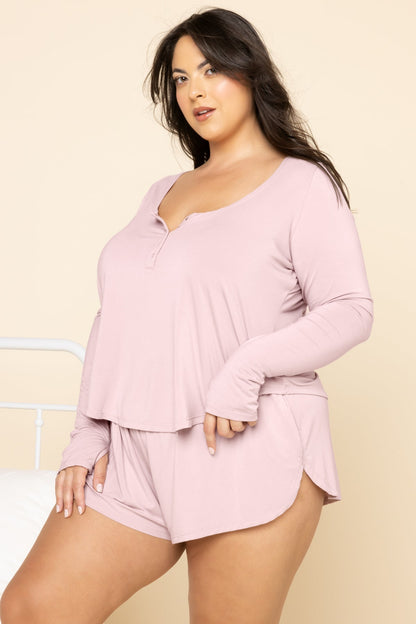 Ready for Bed Short - Pink Dusk