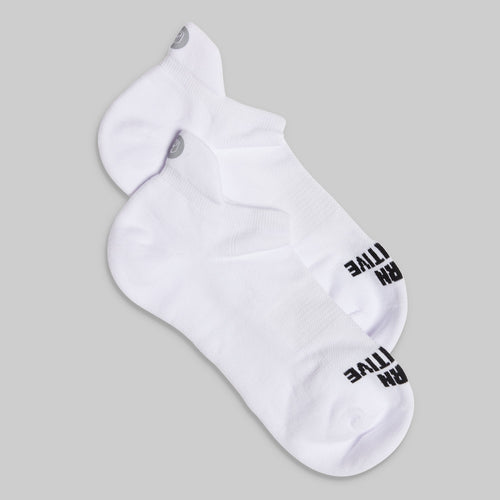 Performance Ankle Sock 2-Pack (Black/White)