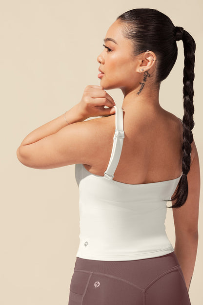 Corset Cami - Coconut Cream