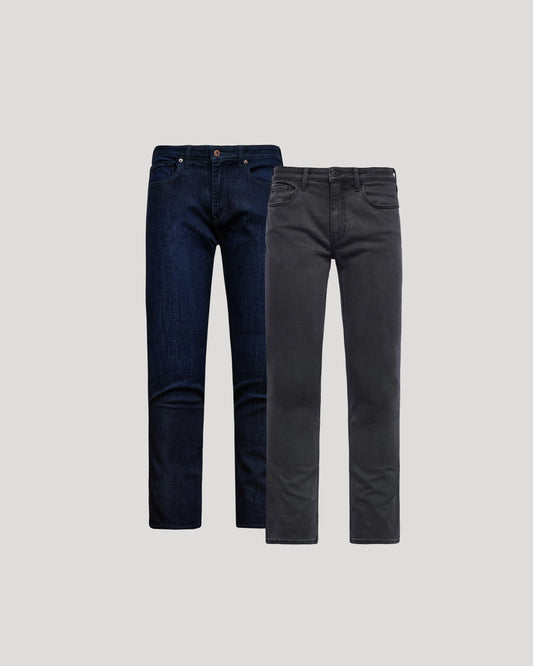 Straight Comfort Stretch Jeans 2-Pack