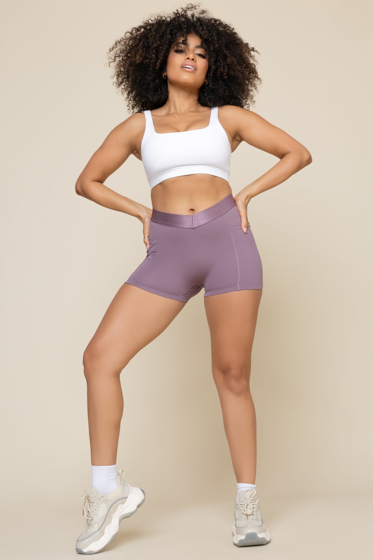 Contour Booty Short - Grape Shake