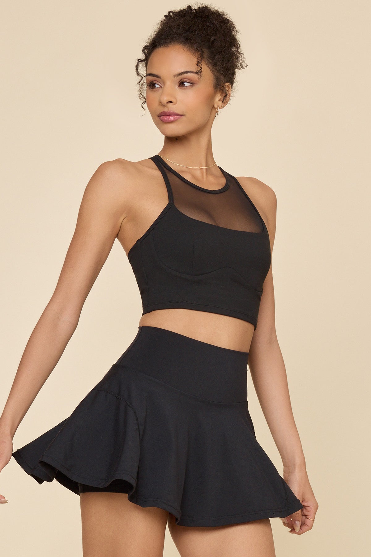 Twirl Skort - Black