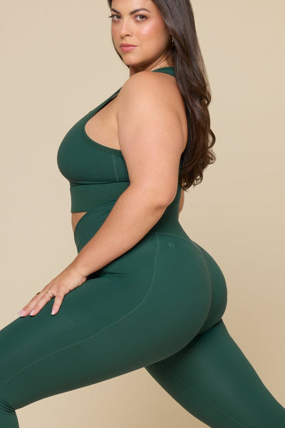 Crisscross Hourglass® Legging with Pockets - Pine
