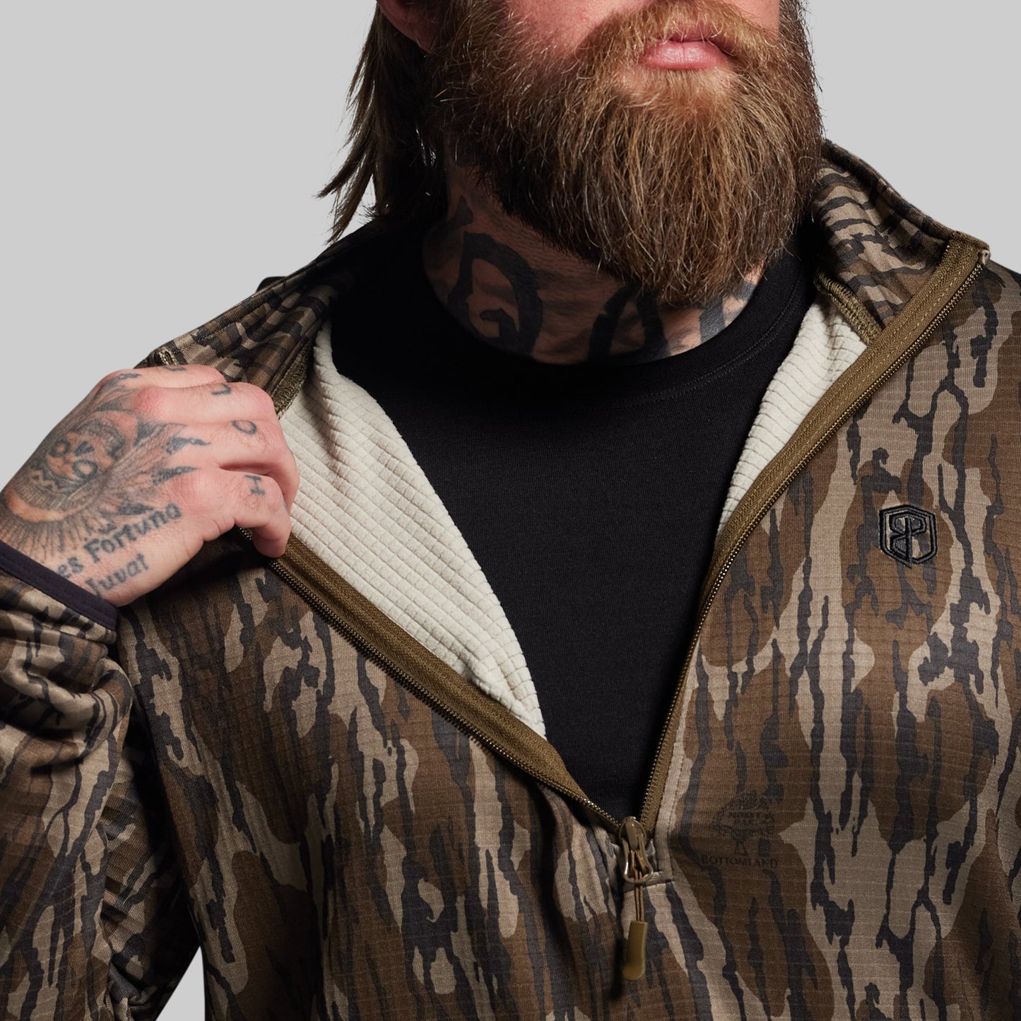 Quiver Half Zip Hoodie 2.0 (Mossy Oak® Original Bottomland®)