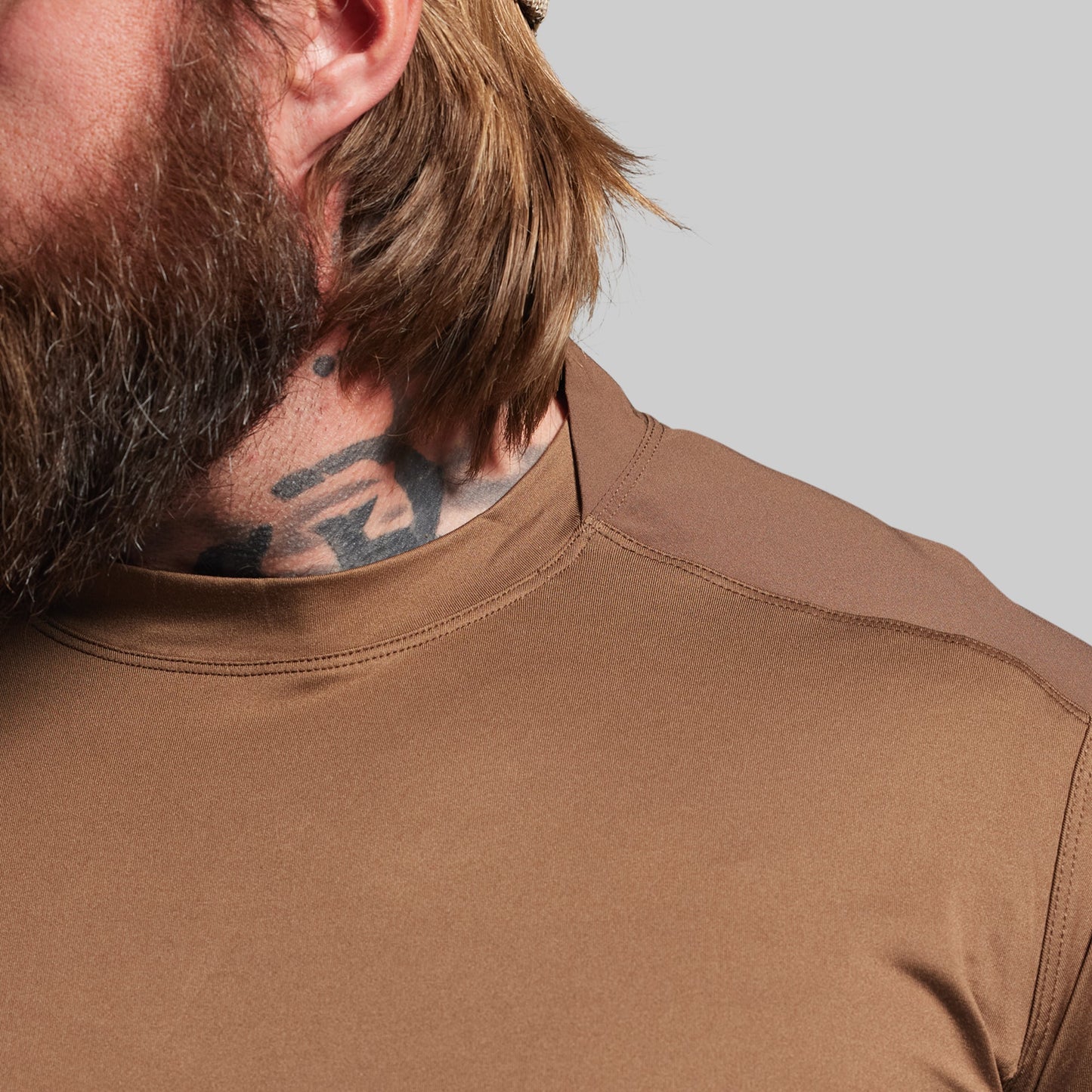 Long Sleeve Op Top (Coyote Brown)