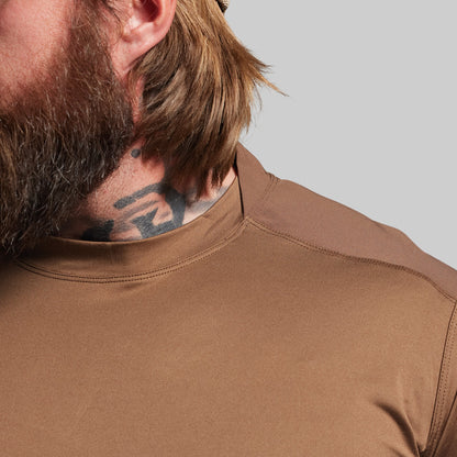 Long Sleeve Op Top (Coyote Brown)