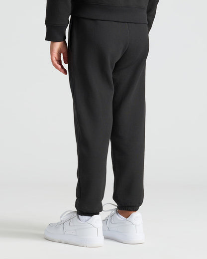 Girls Deep Emerald & Black Relaxed Joggers 2-Pack