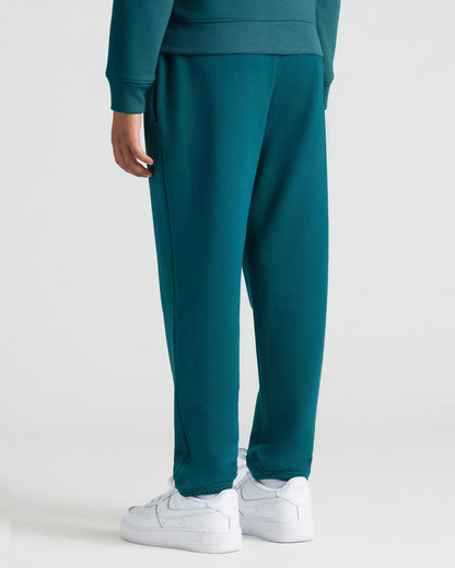 Girls Deep Emerald & Black Relaxed Joggers 2-Pack
