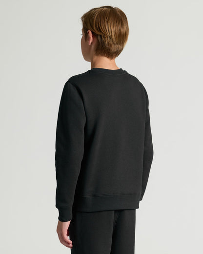 Boys' All Black Fleece Crew Neck 2-Pack