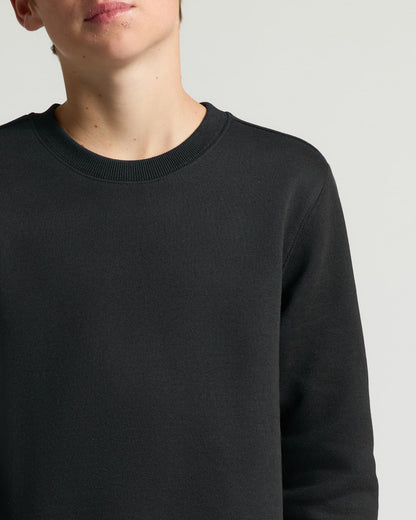 Boys' Black Fleece Crew Neck