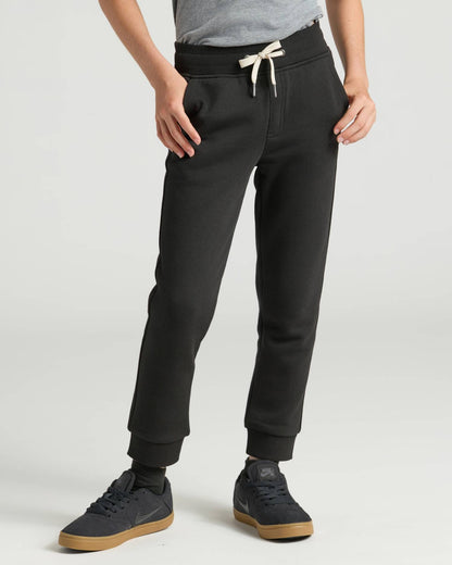 Boys' Black & Navy Fleece Joggers 2-Pack
