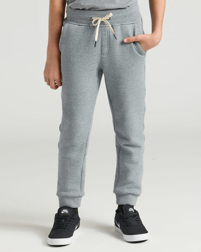 Boys Medium Heather Gray Full Zip Fleece Hoodie & Jogger 2-Pack