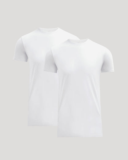 Tall Pima Cotton Blend Crew 2-Pack