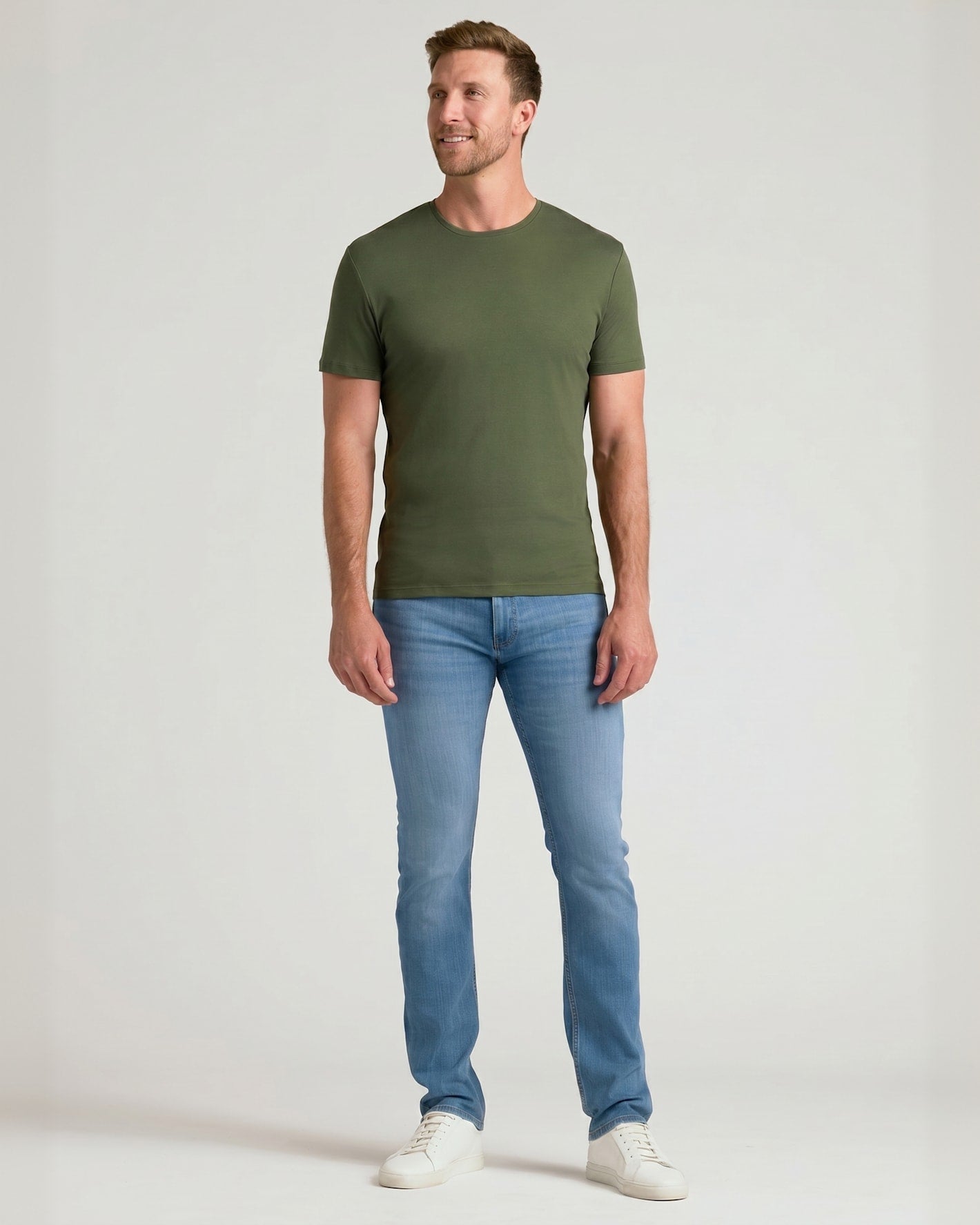 Pima Cotton Blend Crew 4-Pack