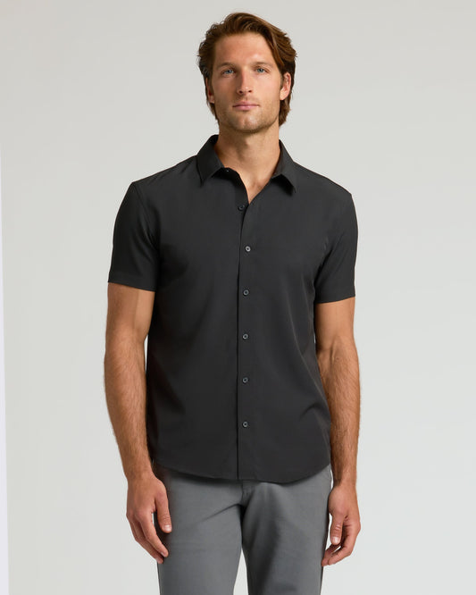 Black Performance Dress Shirt