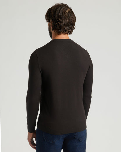All Black Dressy V-Neck Sweater 3-Pack