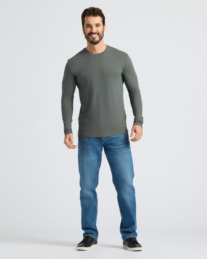 Carbon Classic Long Sleeve Crew Neck