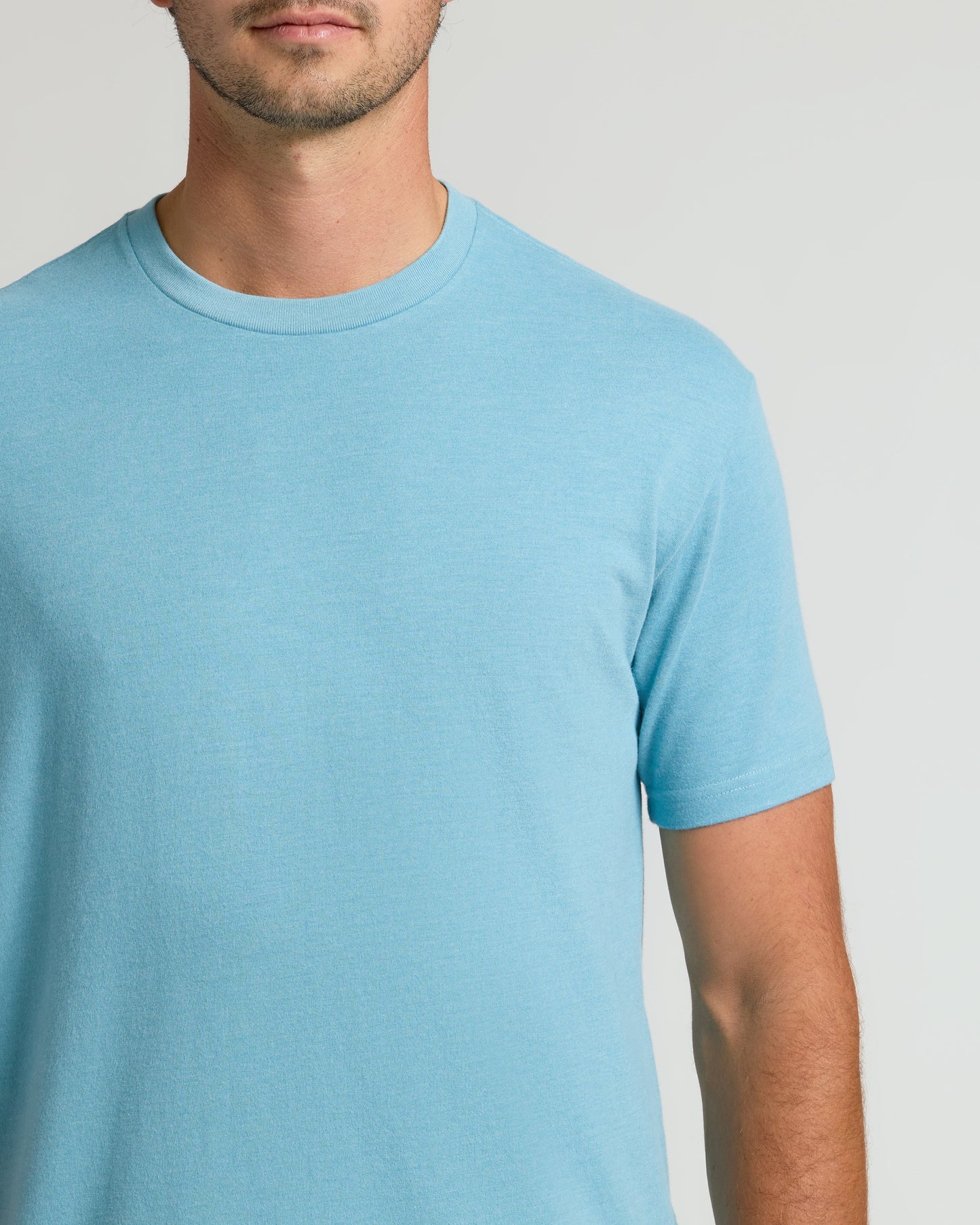 Heather Voyager Short Sleeve Tall Crew