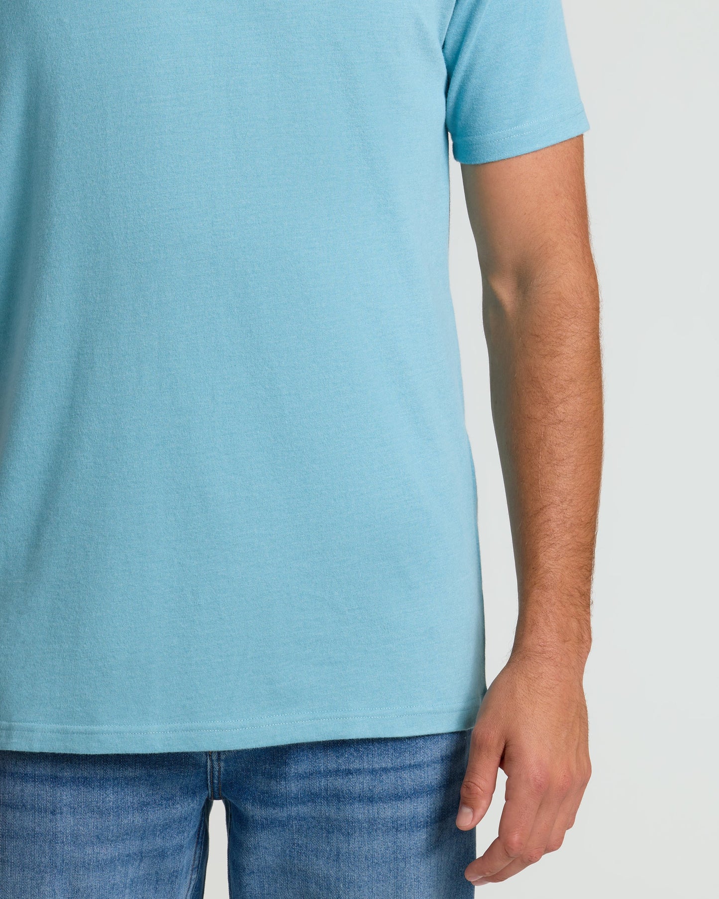 Heather Voyager Short Sleeve Tall Crew