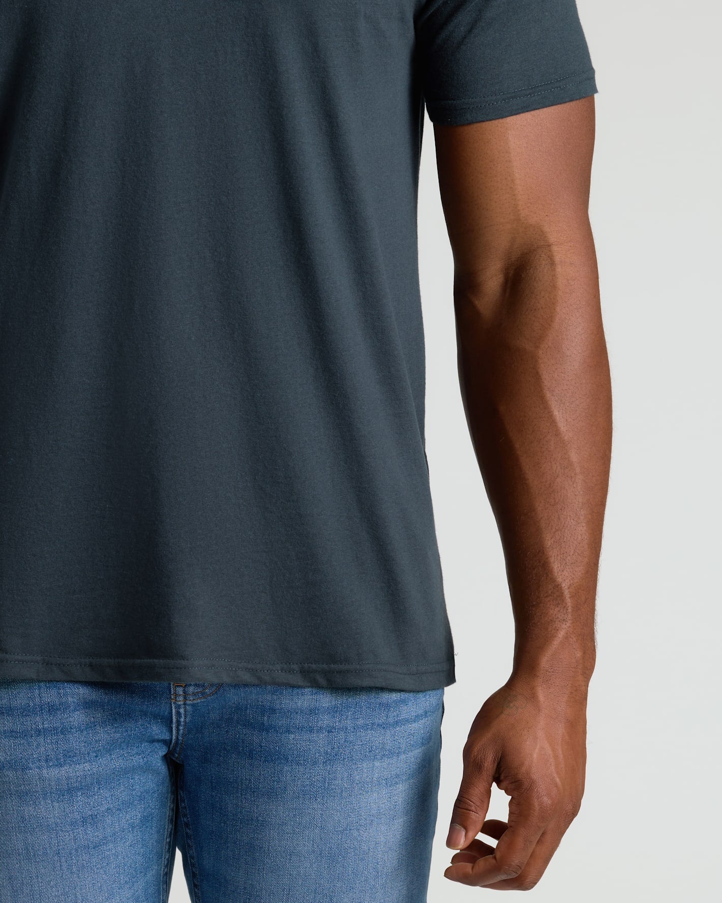 Shadow Tall Straight Hem Crew Neck T-Shirt