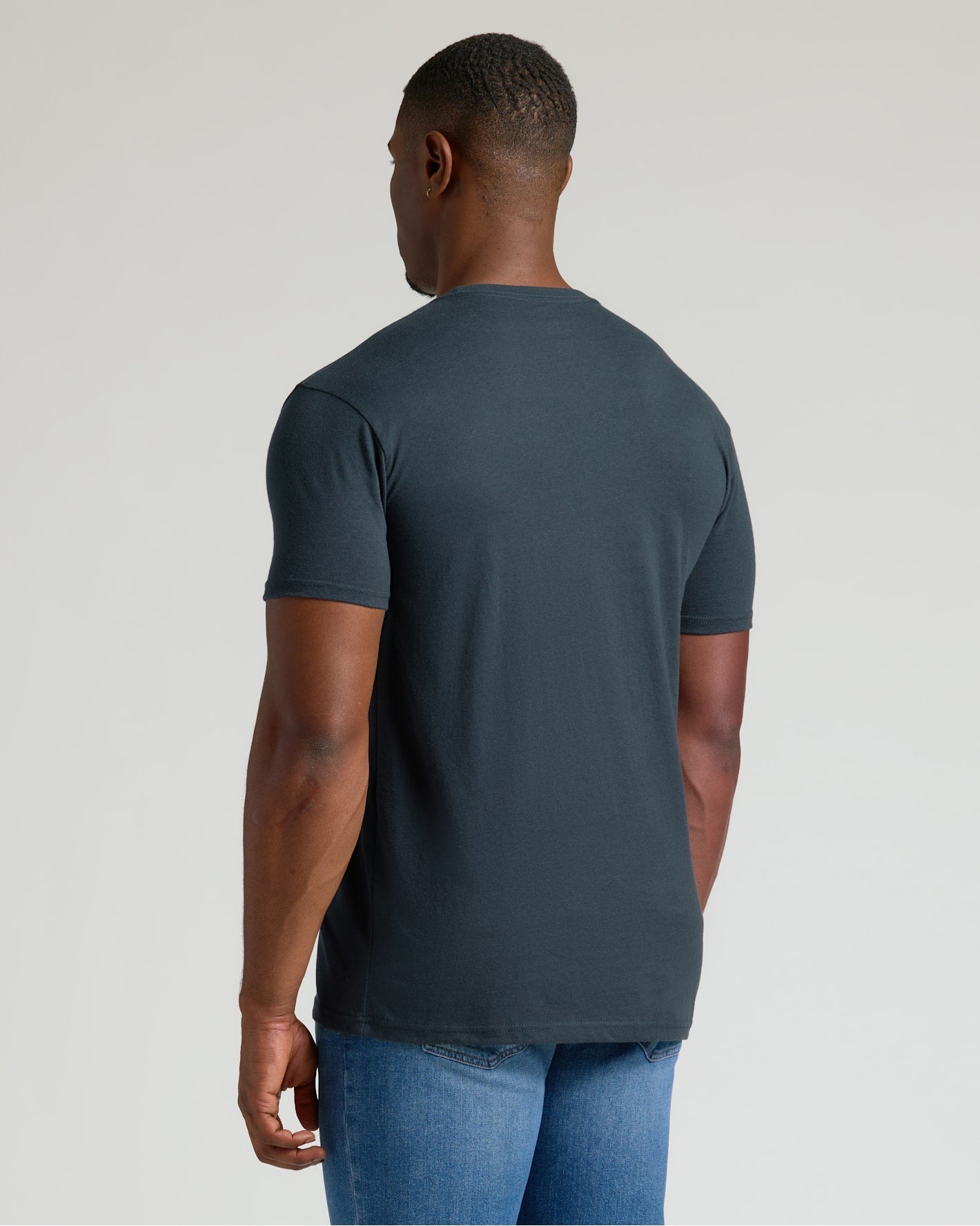 Shadow Tall Straight Hem Crew Neck T-Shirt