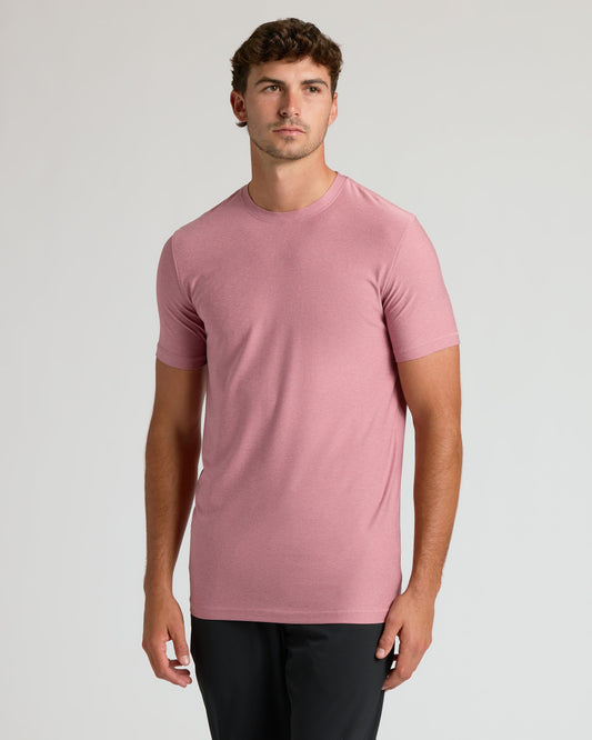 Quartz Rose Tall Active Crew Neck 2.0