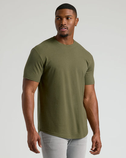 Staple Short Sleeve Tall Curved Hem Crew 6-Pack