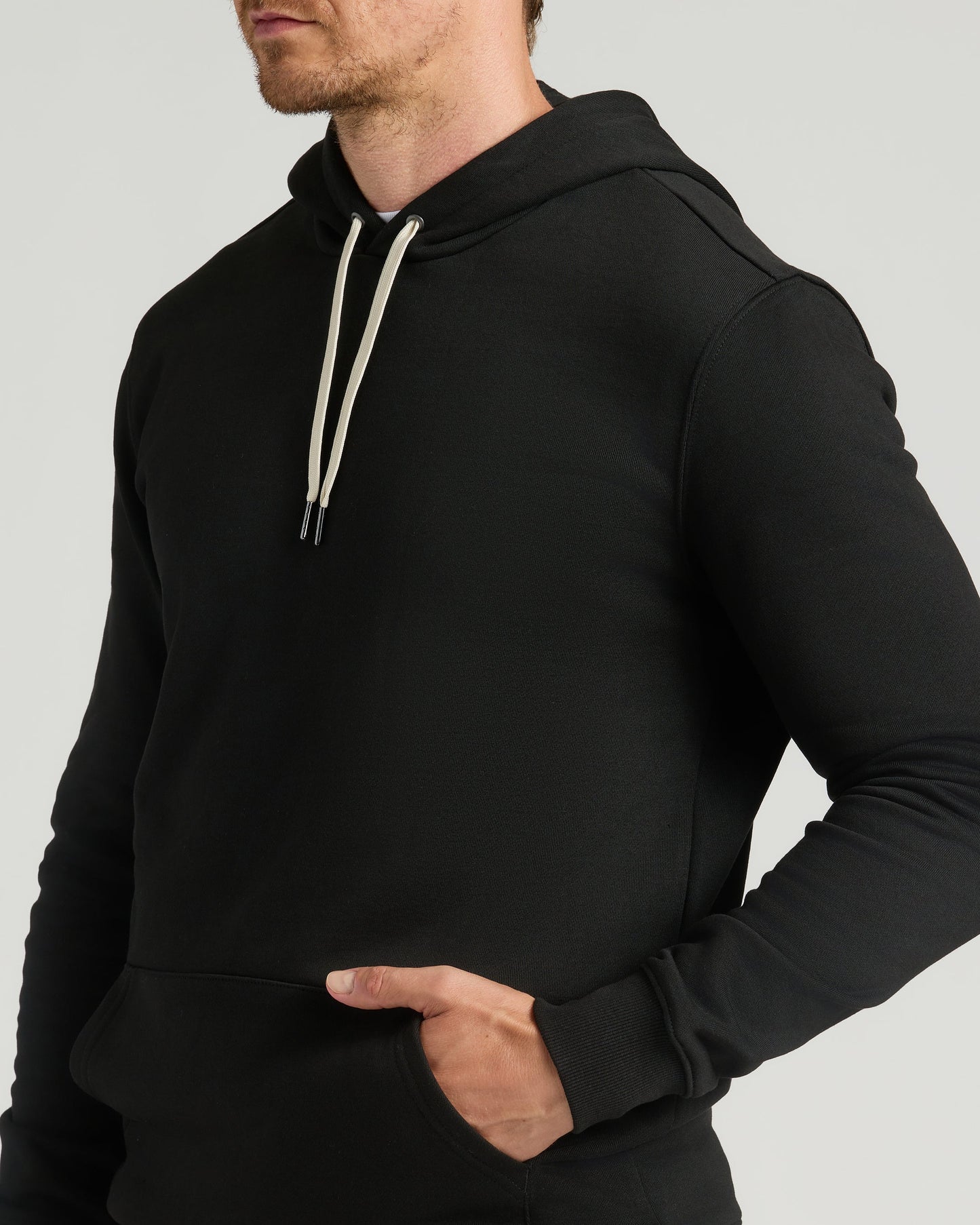 Black Tall Fleece Pullover Hoodie & Joggers 2-Pack
