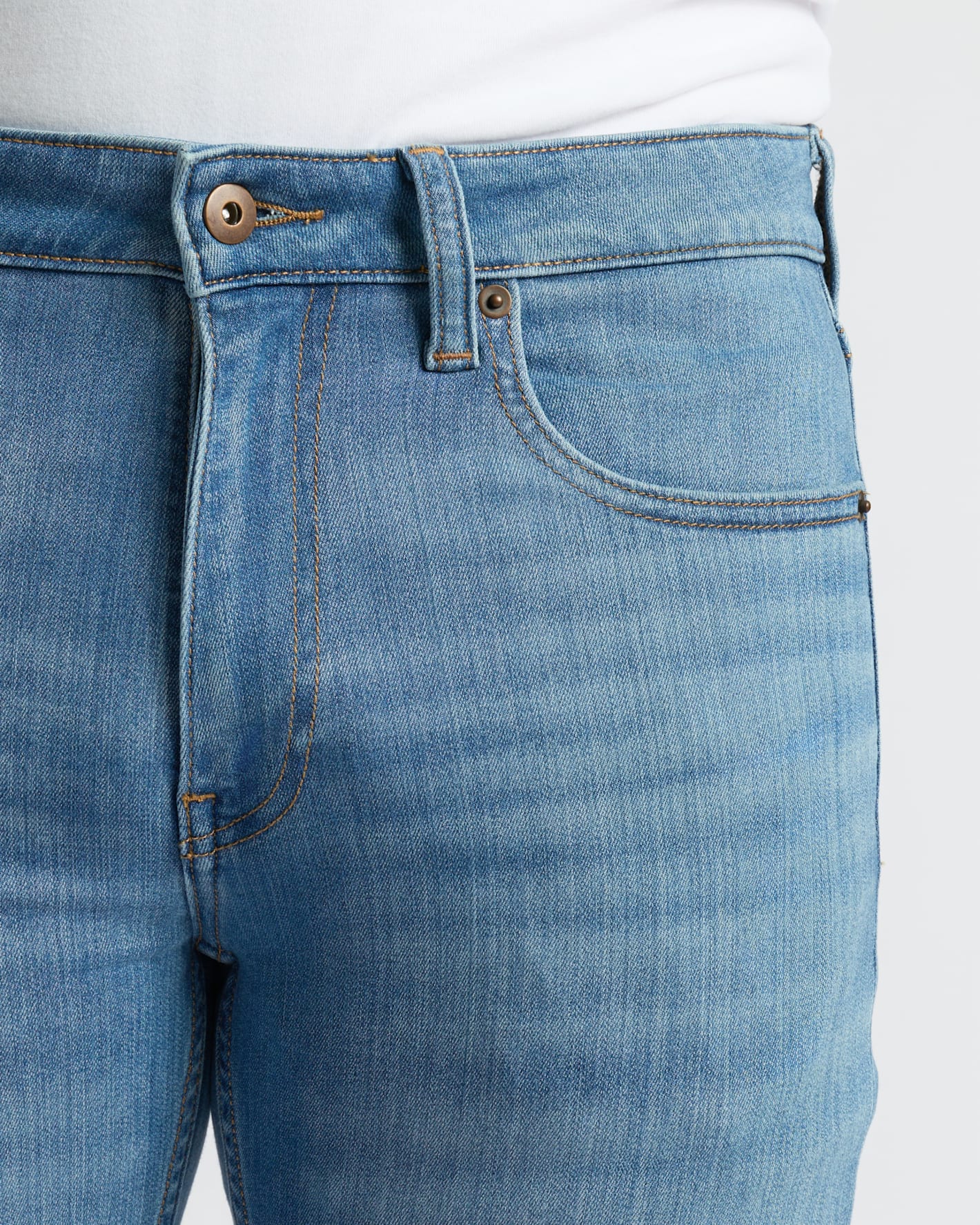 Slim Indigo and Medium Wash Comfort Stretch Jeans 2-Pack