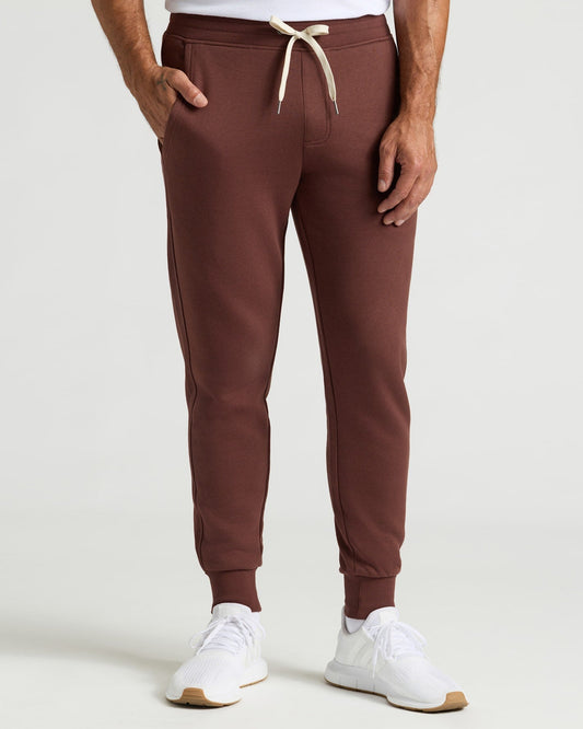 Carob Fleece French Terry Joggers