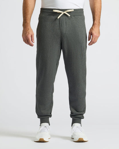 Black & Charcoal Fleece French Terry Joggers 2-Pack