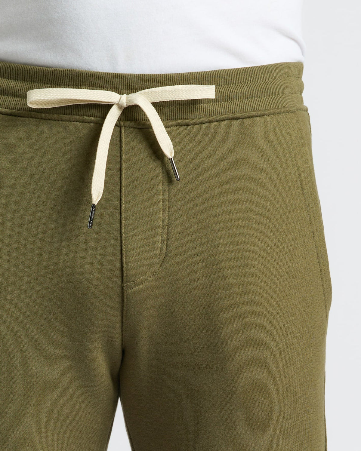 Military Green Fleece French Terry Joggers