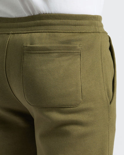 Military Green Fleece French Terry Joggers