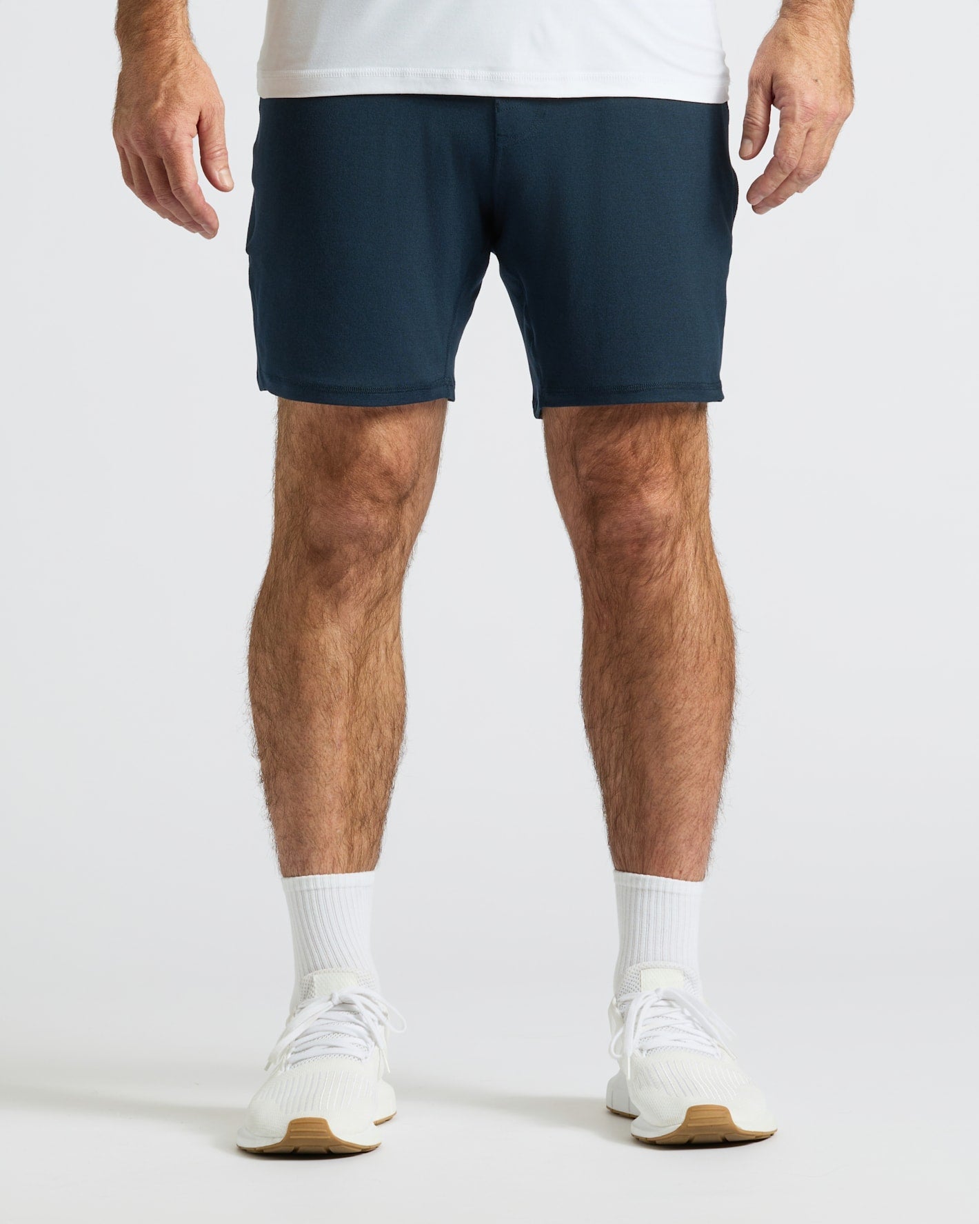 Dark Heather Navy Active Comfort Shorts