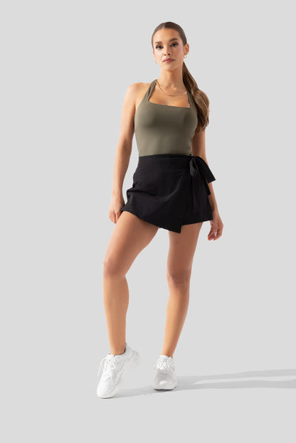 That's a Wrap Skort - Black