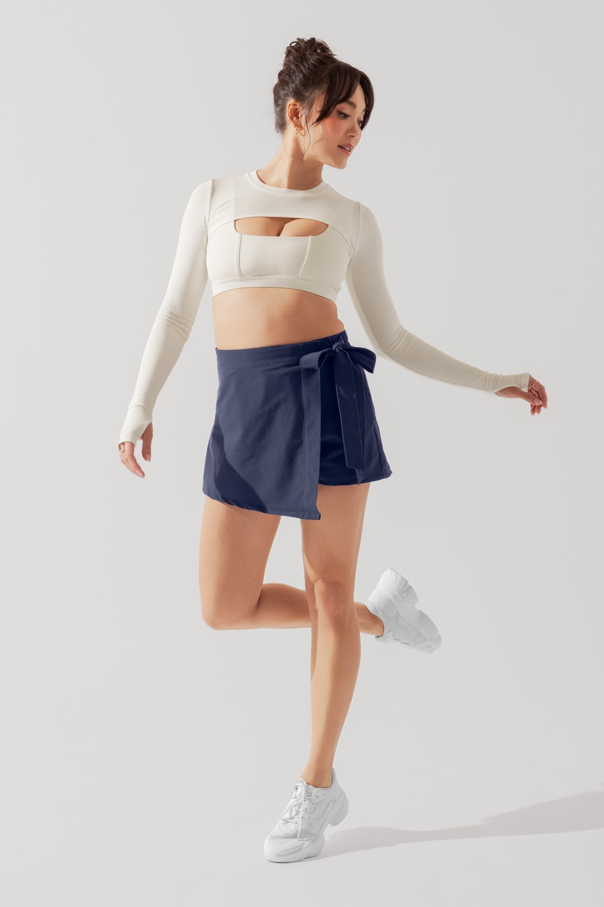 That's a Wrap Skort - Cosmic Navy