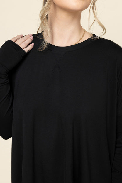 The Perfect Long Sleeve Top - Black
