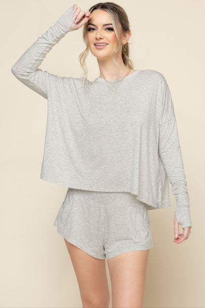 Perfect Lounge Shorts - Heather Grey