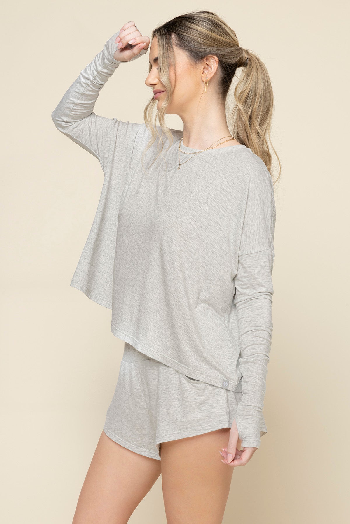 Perfect Lounge Shorts - Heather Grey