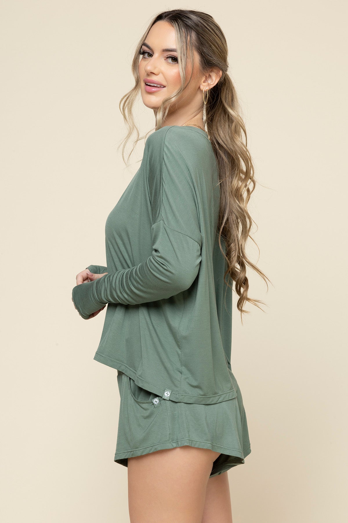 Perfect Lounge Shorts - Leaf Green