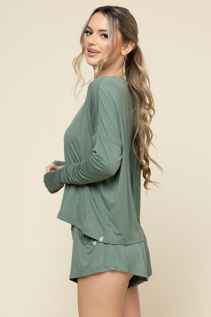 Perfect Lounge Shorts - Leaf Green