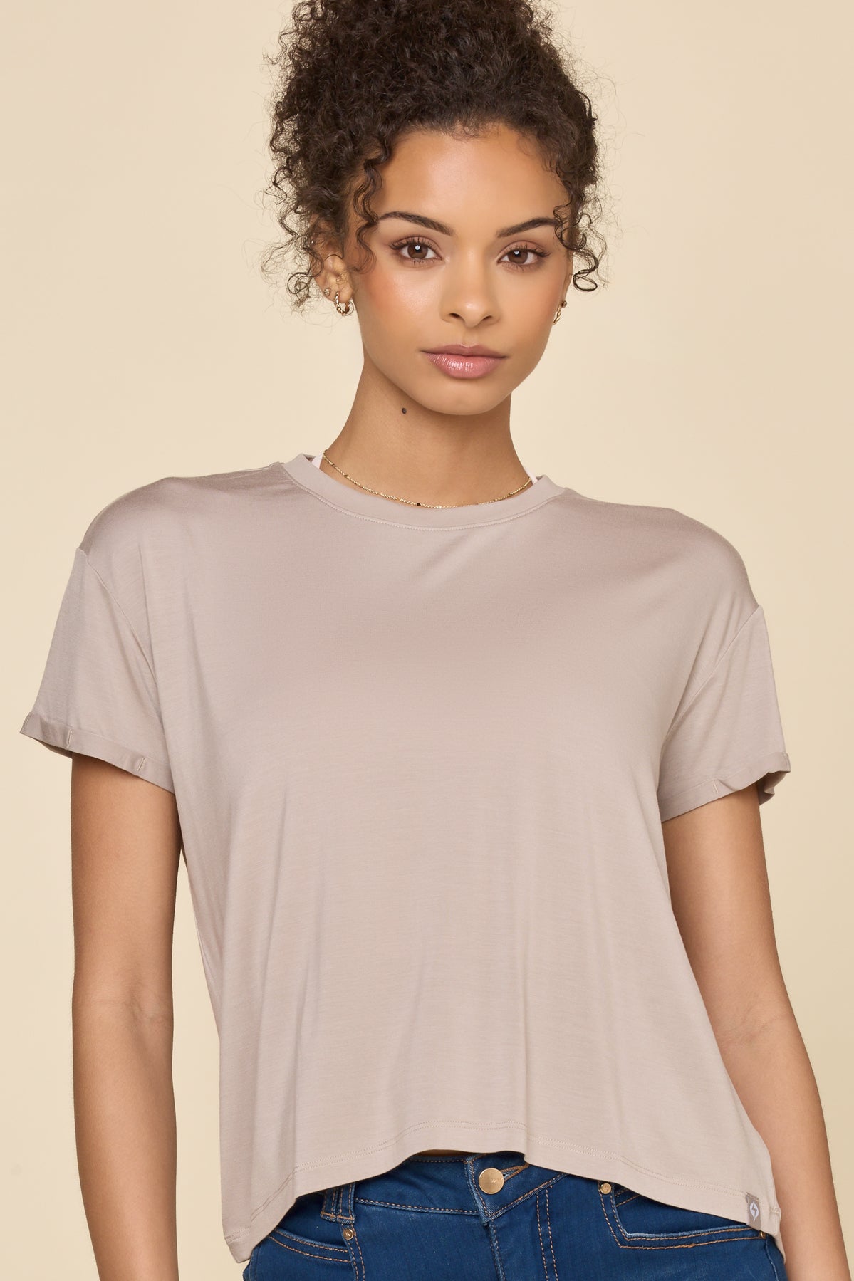 The Perfect Tee - Cobblestone