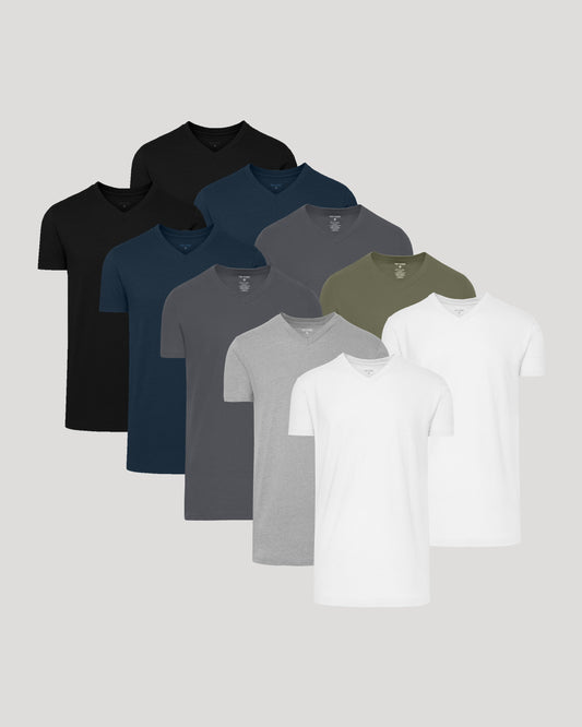 Wardrobe Classic Tall V-Neck 10-Pack