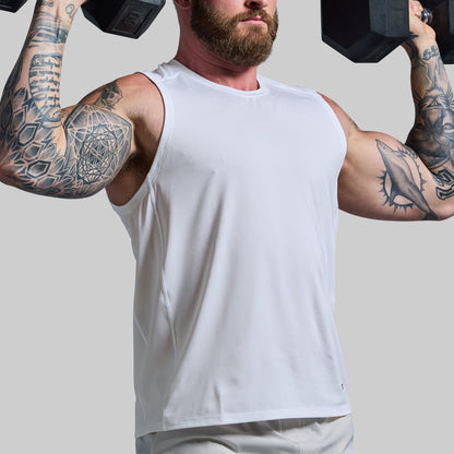 Training Muscle Tank (White)