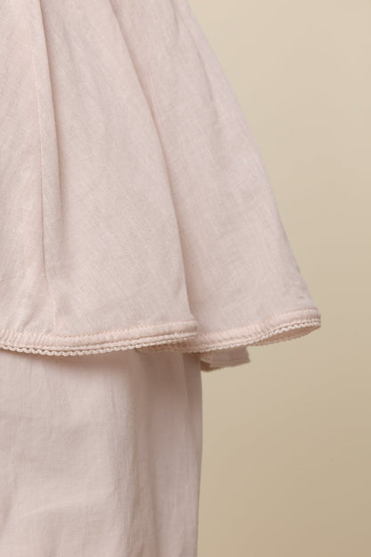 Wildest Dreams Babydoll Top - Blush Sky