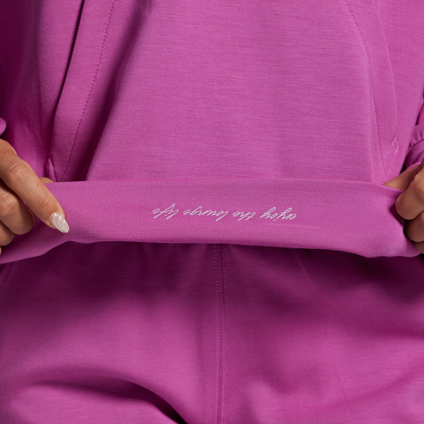 Lounge Lux Quarter Zip Pullover (Viola)
