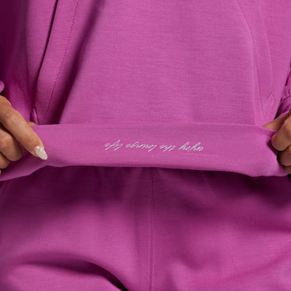 Lounge Lux Quarter Zip Pullover (Viola)